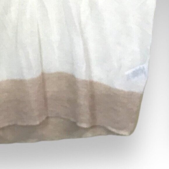 Ted Baker NEW Intarsia Cotton Linen Lightweight Color Block V Neck Sweater Top S - Picture 11 of 16